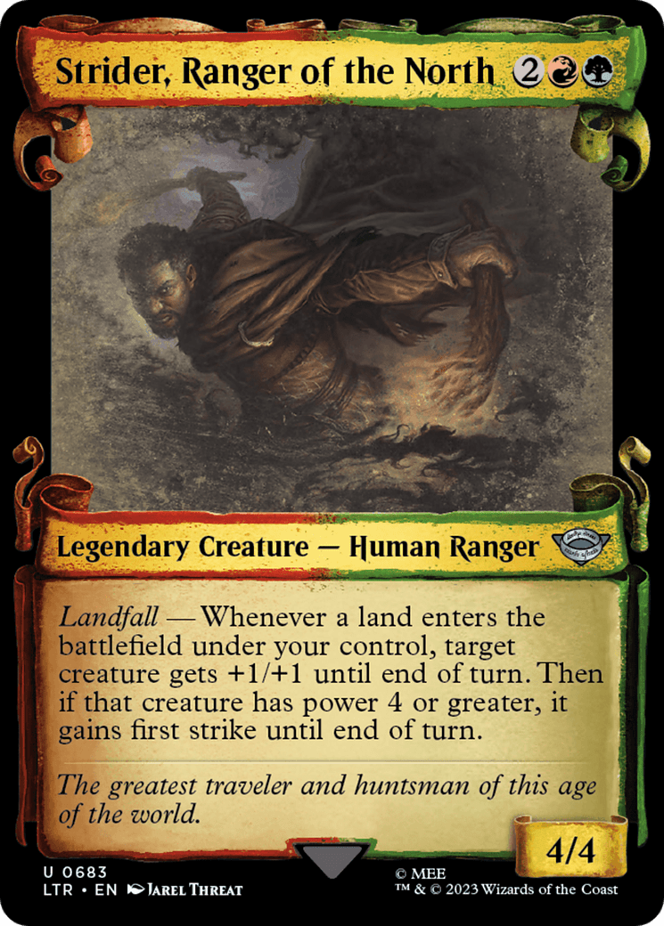Strider, Ranger of the North [The Lord of the Rings: Tales of Middle-Earth Showcase Scrolls] Foil