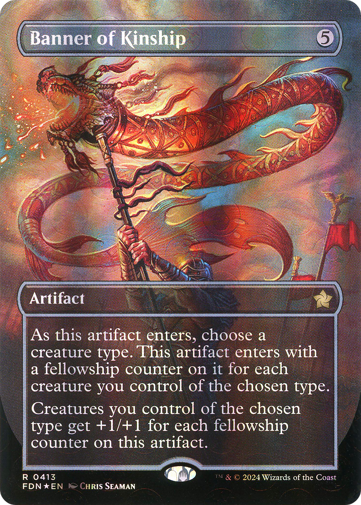 Banner of Kinship (FDN-413) - Foundations (Borderless) Foil