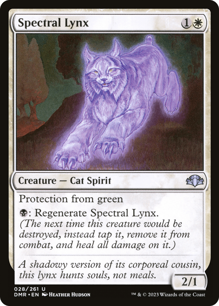 Spectral Lynx [Dominaria Remastered] Foil
