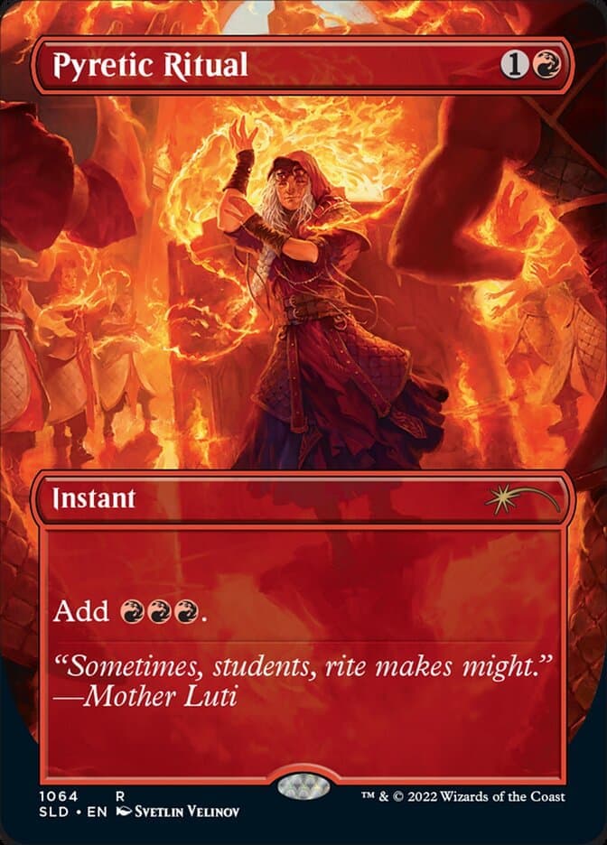 Pyretic Ritual (Borderless) [Secret Lair Drop Series] Foil