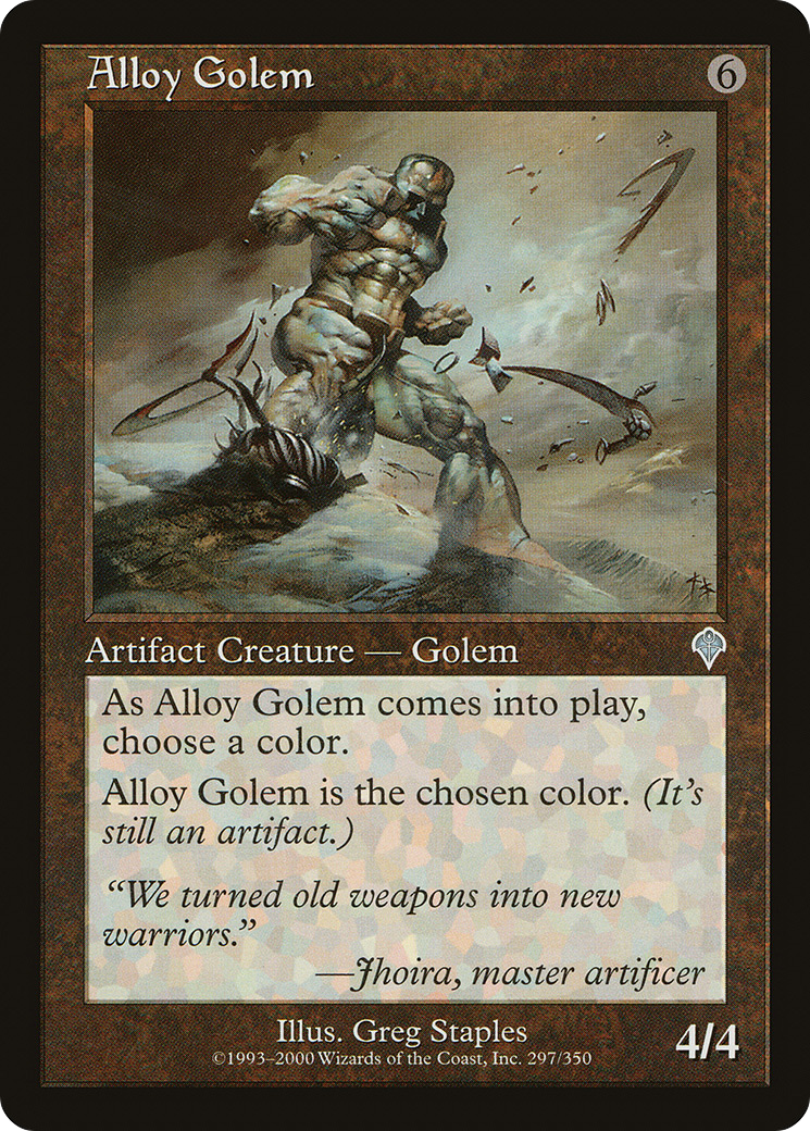 Alloy Golem [Invasion] Foil