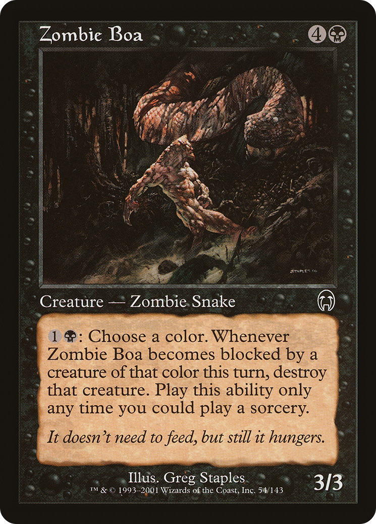Zombie Boa [Apocalypse] Foil