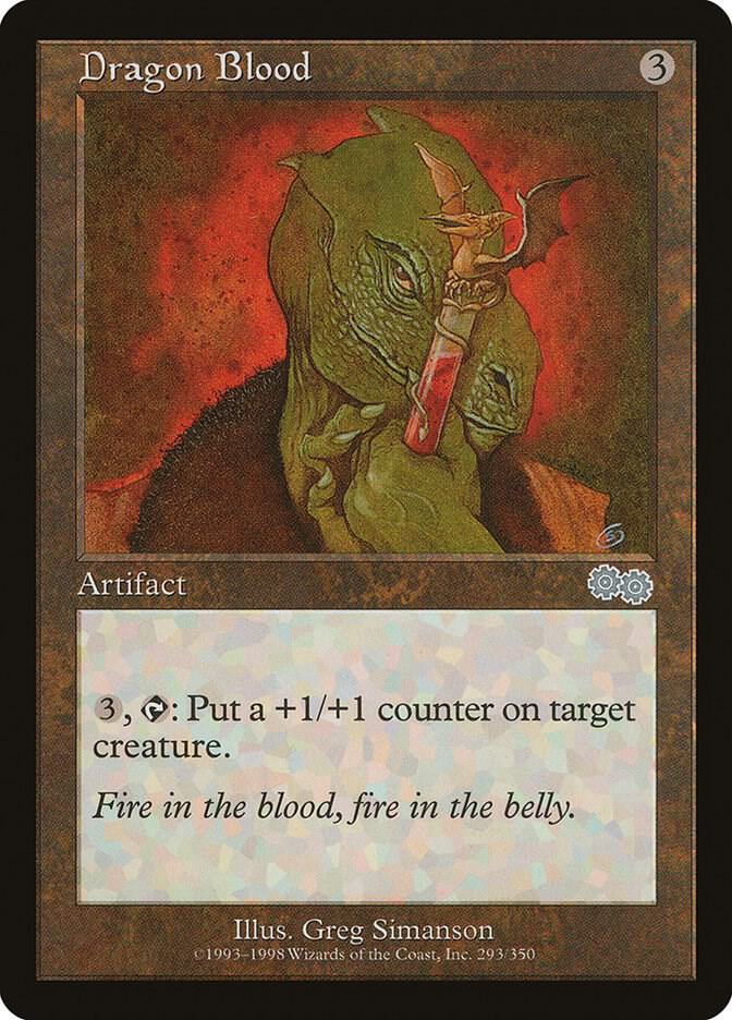 Dragon Blood 293/350 (Urza's Saga) 