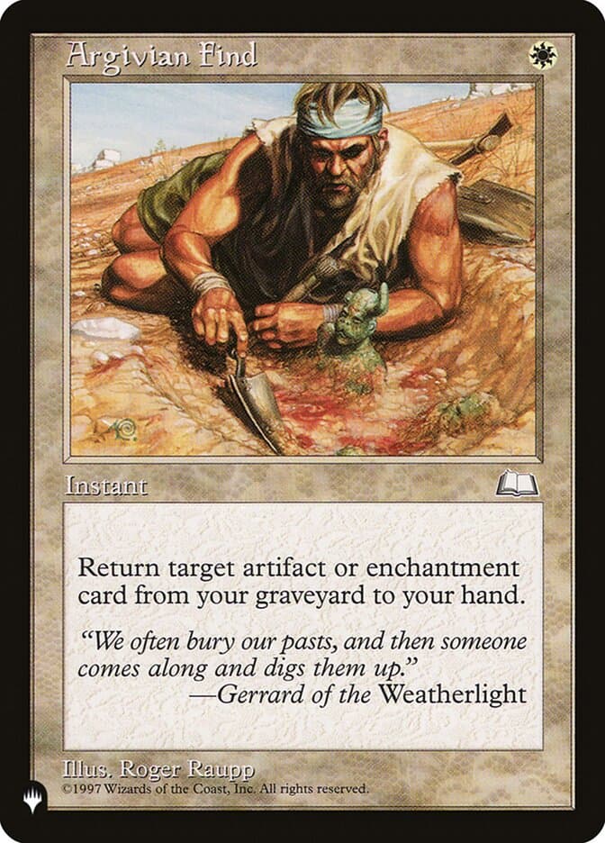 Argivian Find |  (WTH-6) [The List]