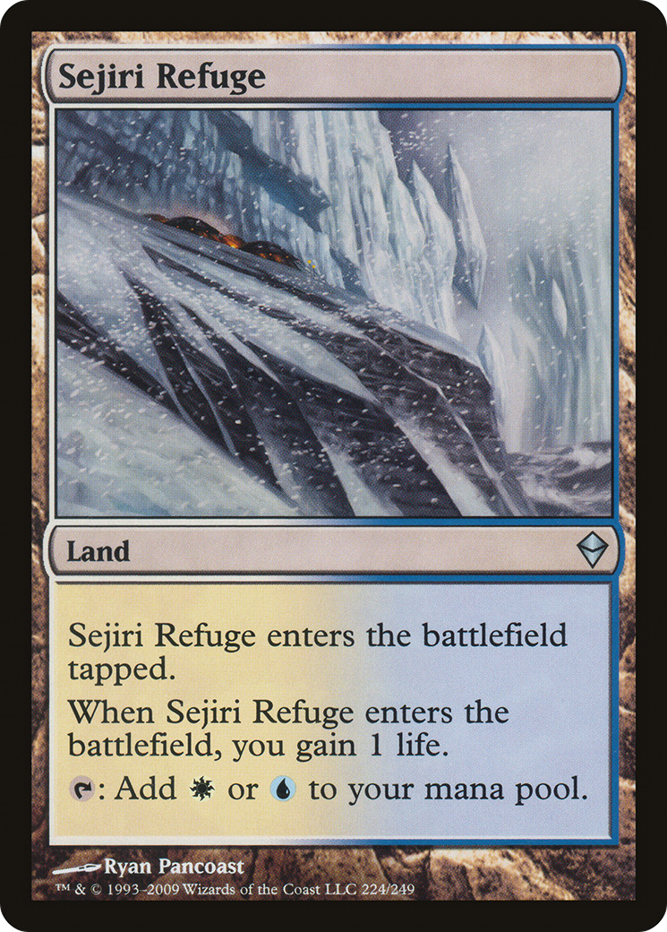 Sejiri Refuge [Zendikar] Foil