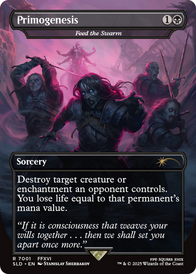 Primogenesis - Feed the Swarm (Rainbow Foil) (7001) [Secret Lair Drop Series]  Foil