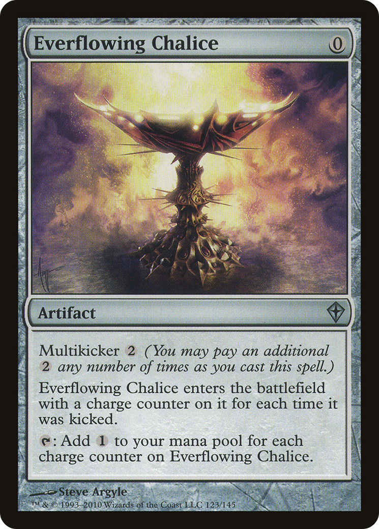 Everflowing Chalice [Worldwake] Foil