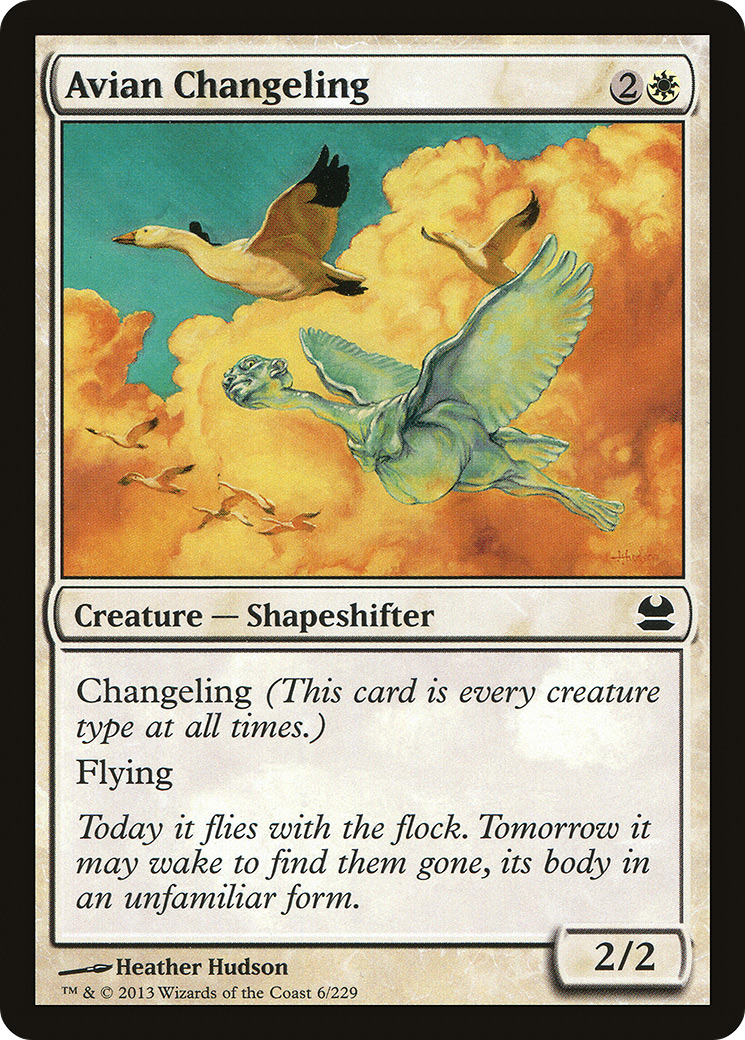 Avian Changeling [Modern Masters] Foil
