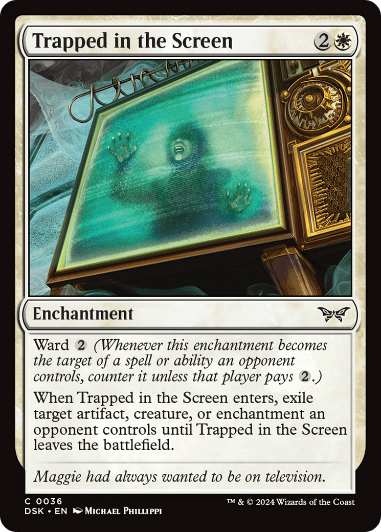 Trapped in the Screen [Duskmourn: House of Horror] Foil