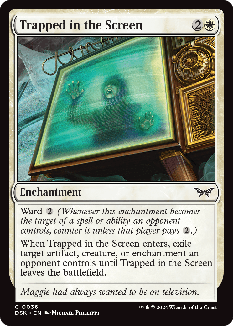 Trapped in the Screen [Duskmourn: House of Horror] Foil