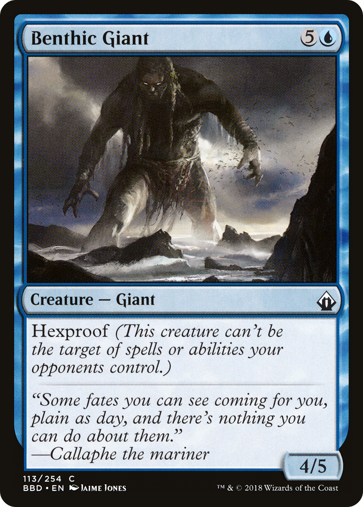 Benthic Giant [Battlebond] Foil
