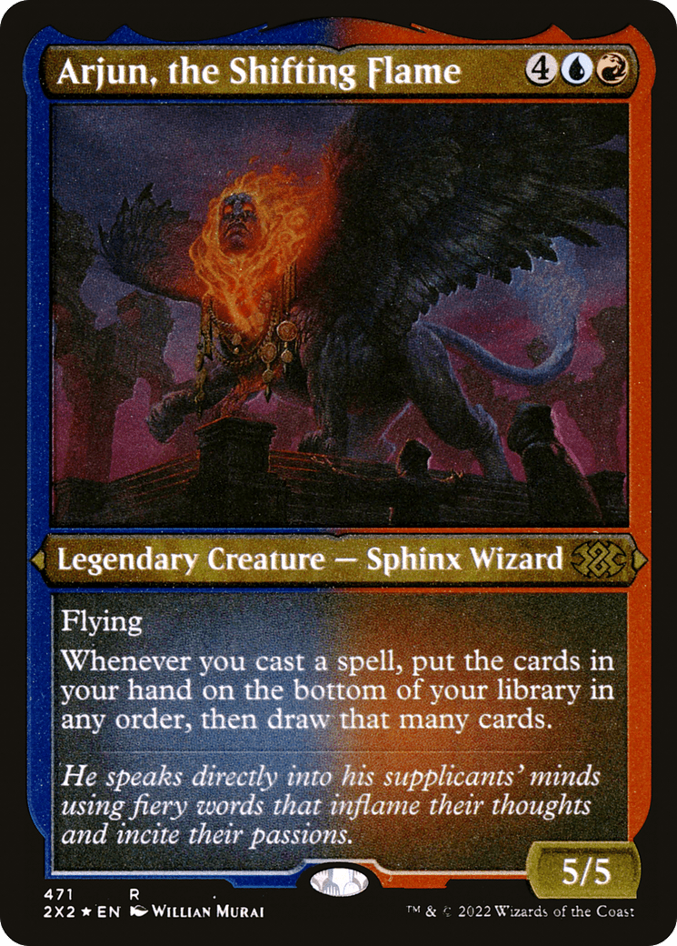 Arjun, the Shifting Flame (Foil Etched) |  Foil (471) [Double Masters 2022]