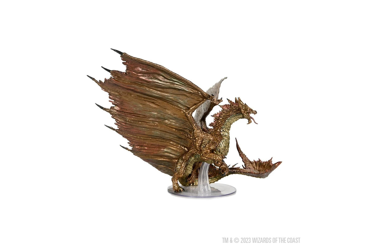 D&D Icons Of The Realms | Adult Brass Dragon (Pre-painted)