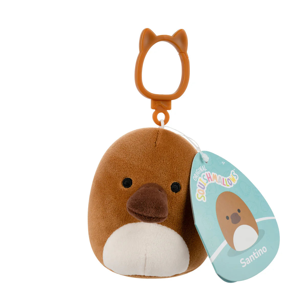 Squishmallows | 3.5" Clip On | Santino the Platypus