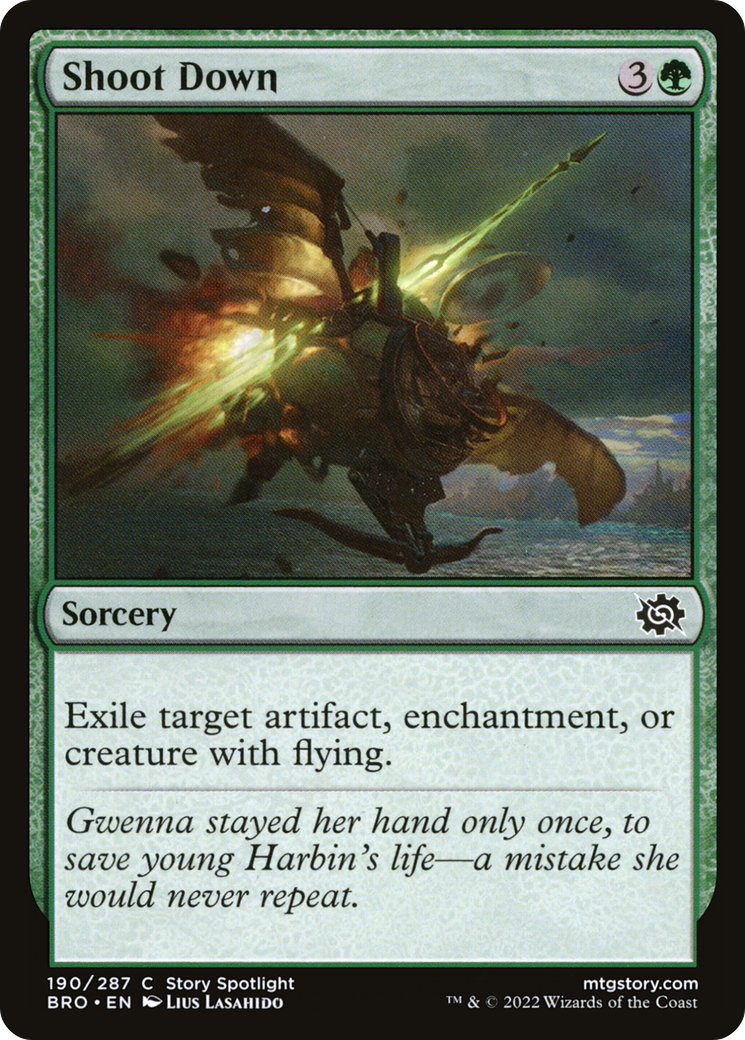 Shoot Down [The Brothers' War] Foil