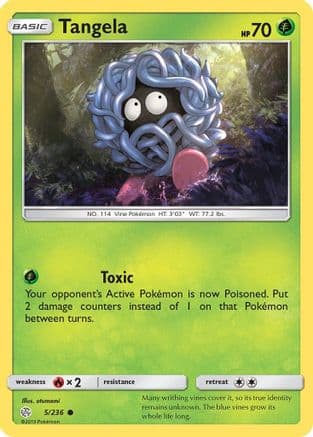 Tangela 5/236 - SM  Cosmic Eclipse Reverse Holofoil