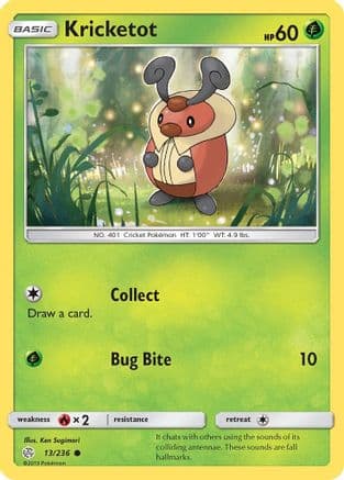 Kricketot 013/236 - SM  Cosmic Eclipse Reverse Holofoil