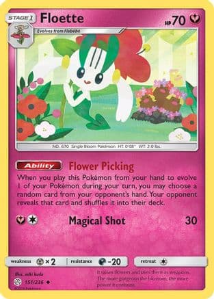 Floette 151  SM  Cosmic Eclipse - Uncommon