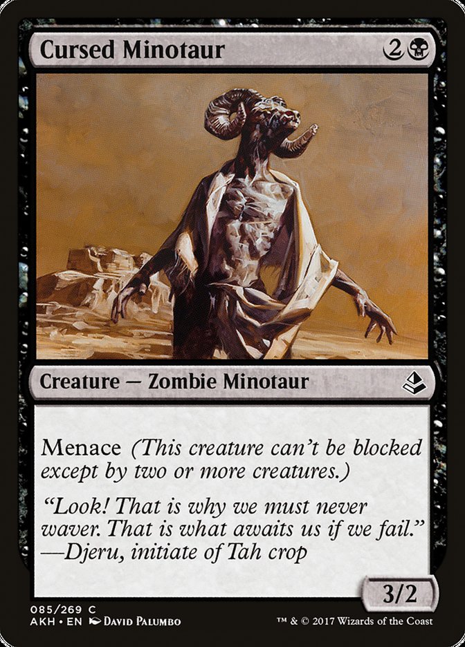 Cursed Minotaur 85/269 (Amonkhet) 