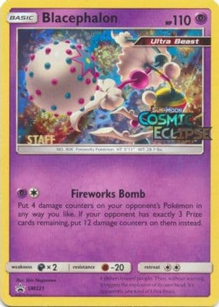 Blacephalon SM221 (Prerelease) [Staff] SM221- SM Promos Holofoil