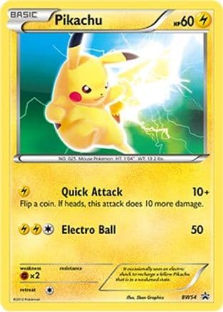 Pikachu BW54 BW54/101 - Black and White Promos