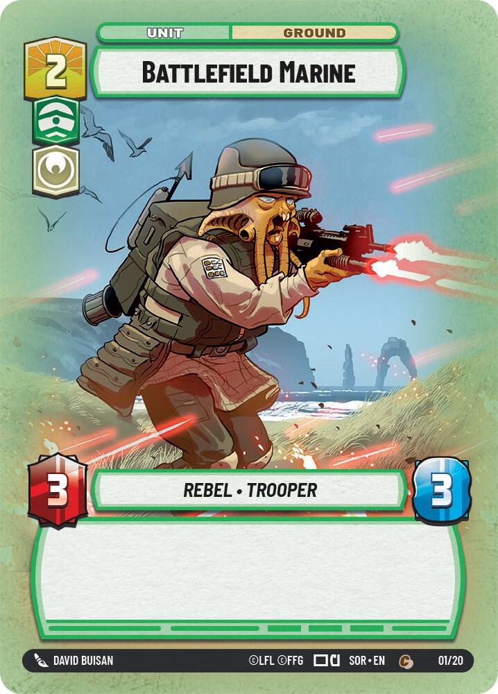 Battlefield Marine 01/20 (Spark of Rebellion: Weekly Play Promos) 