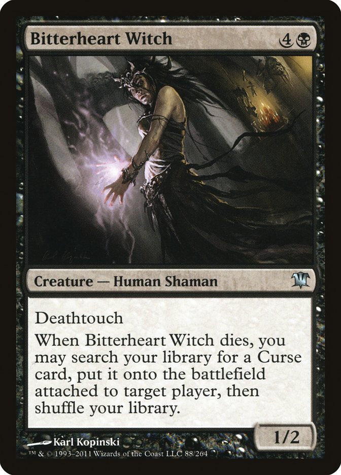 Bitterheart Witch 88/264 (Innistrad)  - Foil