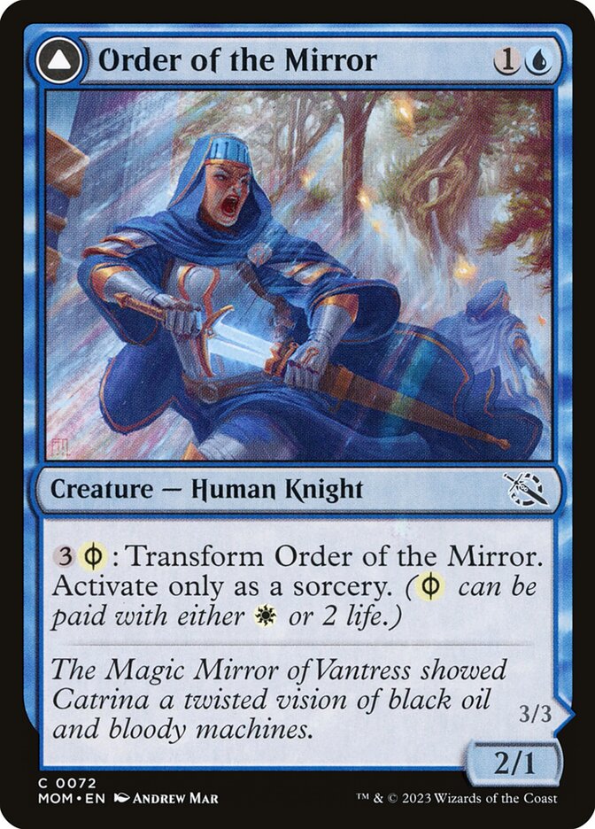 Order of the Mirror // Order of the Alabaster Host 72/291 (March of the Machine) 