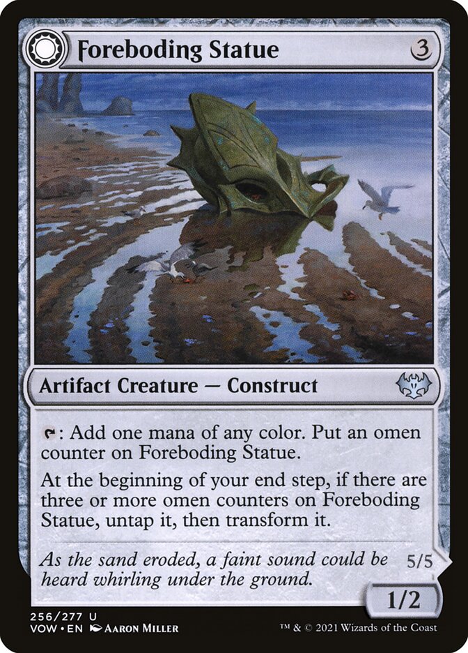 Foreboding Statue // Forsaken Thresher 256 (Innistrad: Crimson Vow) 