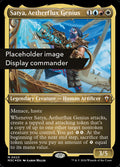 Satya, Aetherflux Genius (Display Commander) 150 (Commander: Modern Horizons 3)  - Thick Stock Ripple Foil