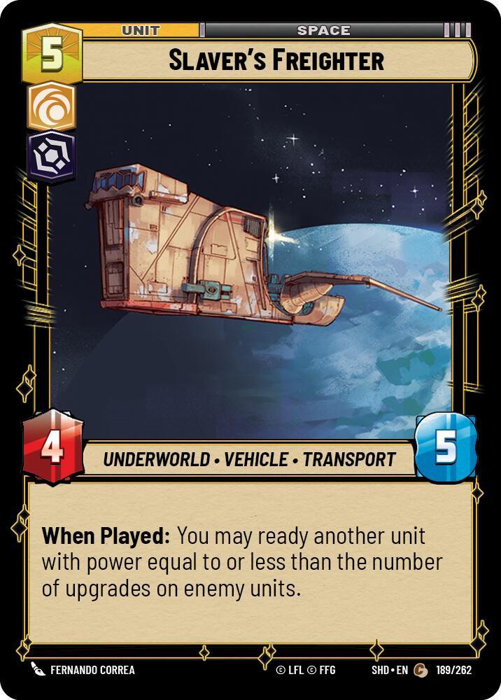 Slavers Freighter 189/262 (Shadows of the Galaxy) 