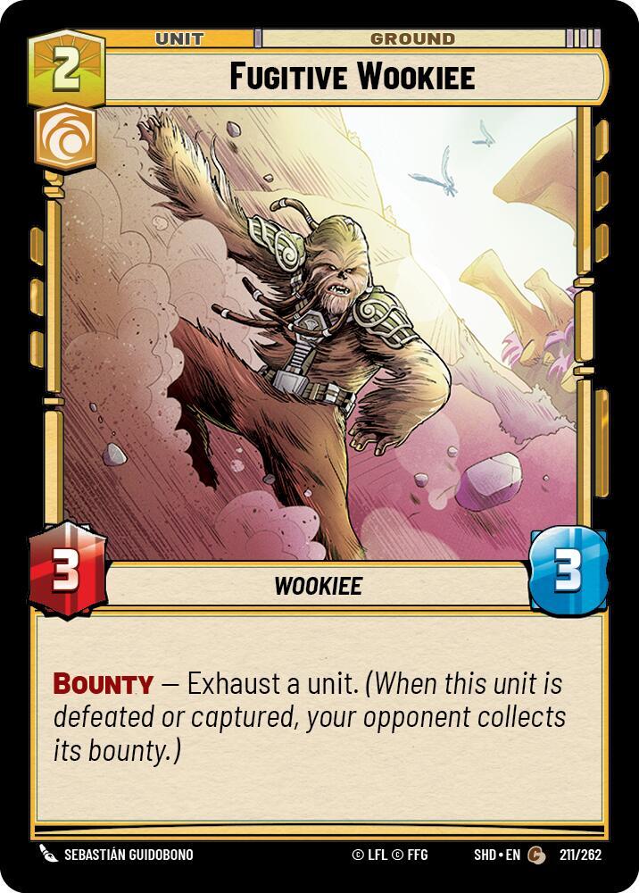 Fugitive Wookiee 211/262 (Shadows of the Galaxy) 
