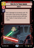 Give In to Your Anger 144/262 (Shadows of the Galaxy) 