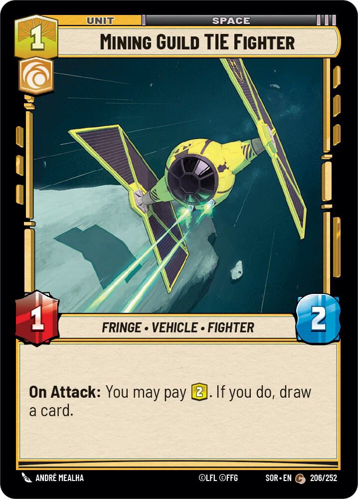 Mining Guild TIE Fighter 206/252 (Spark of Rebellion) 