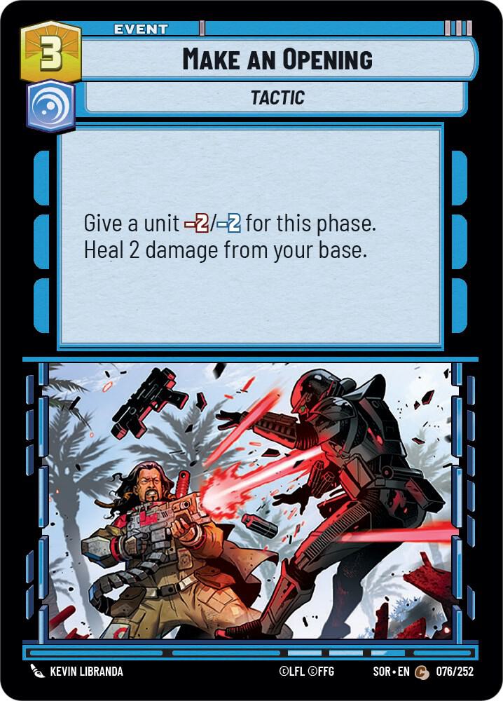 Make An Opening 076/252 (Spark of Rebellion) 
