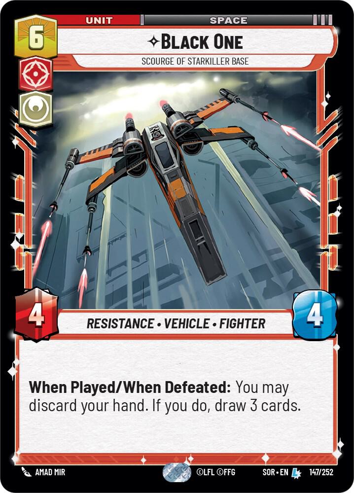 Black One Scourge of Starkiller Base 147/252 (Spark of Rebellion) 