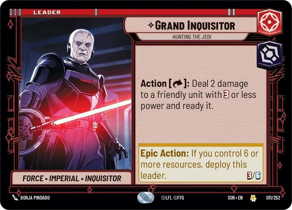 Grand Inquisitor - Hunting the Jedi 011/252 (Spark of Rebellion) 