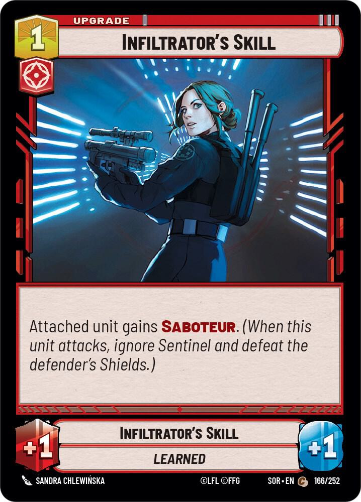 Infiltrators Skill 166/252 (Spark of Rebellion) 
