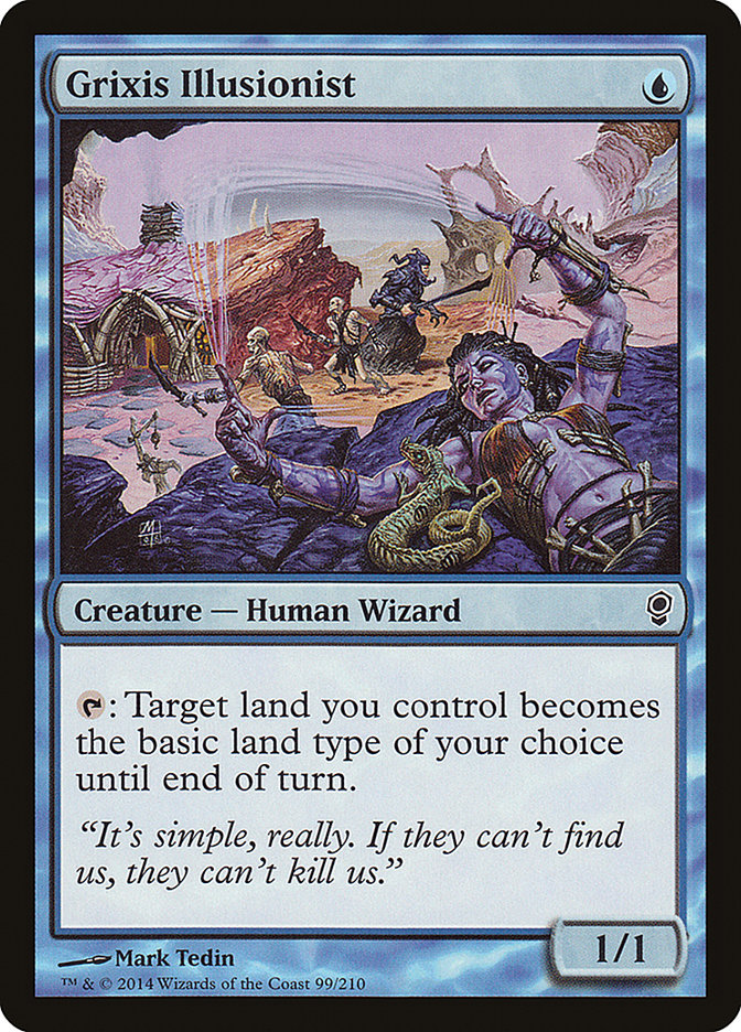 Grixis Illusionist 99/210 (Conspiracy)  - Foil