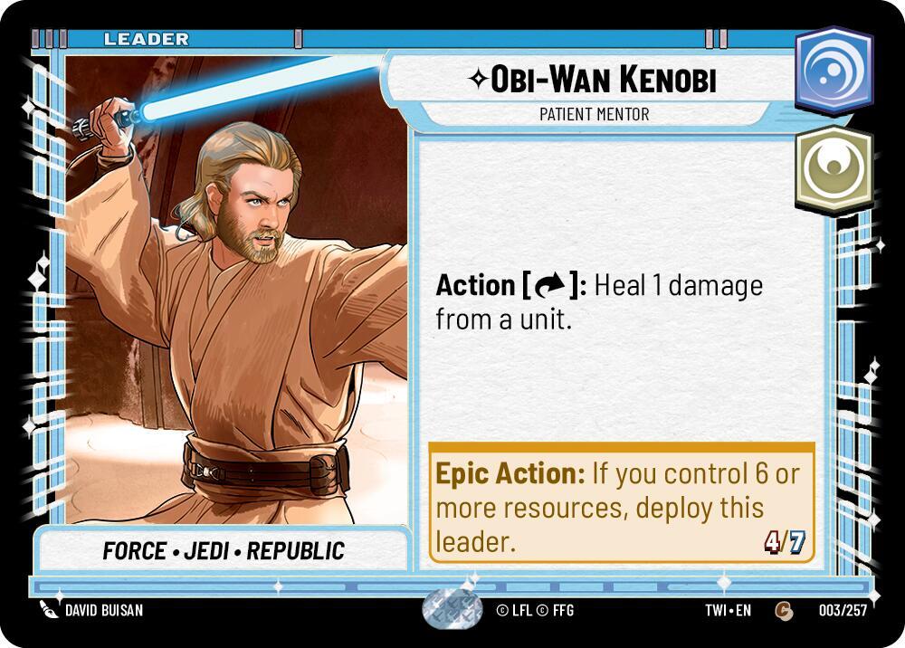 Obi Wan Kenobi Patient Mentor 003/257 (Twilight of the Republic) 