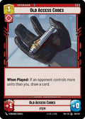 Old Access Codes 168/257 (Twilight of the Republic) 