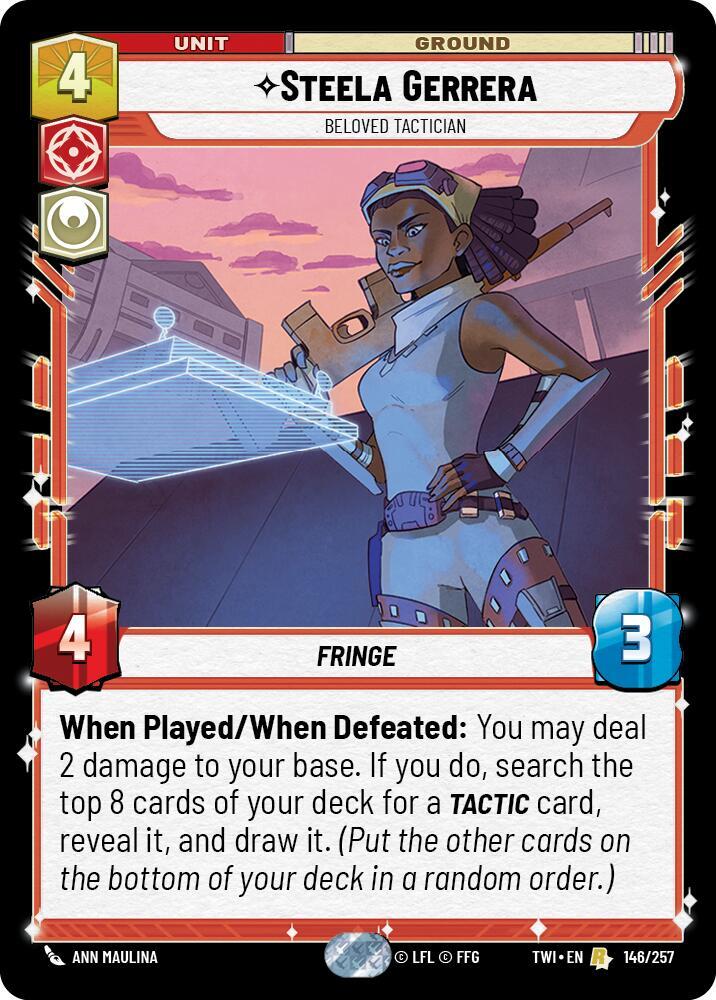 Steela Gerrera Beloved Tactician 146/257 (Twilight of the Republic) 