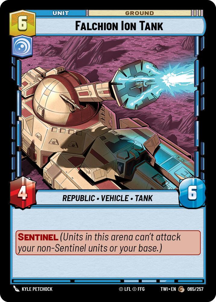 Falchion Ion Tank 065/257 (Twilight of the Republic)  - Foil