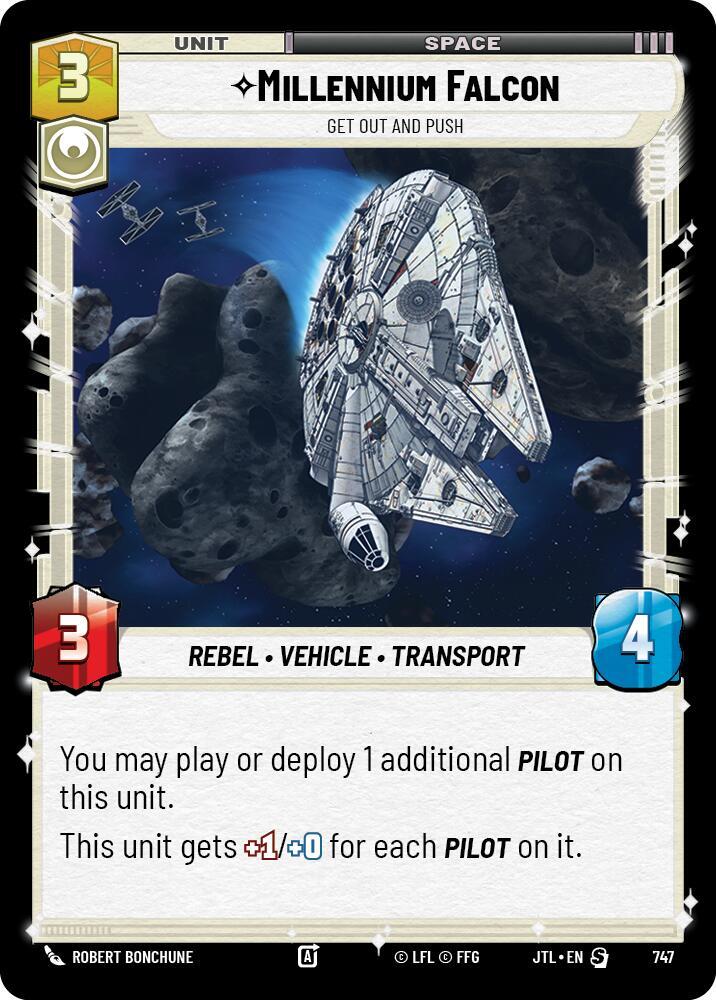 Millennium Falcon Get Out And Push Foil 747 (Jump to Lightspeed)  - Foil