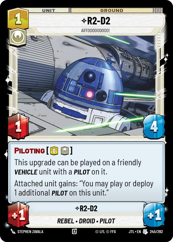 R2 D2 Artooooooooo 245/262 (Jump to Lightspeed) 