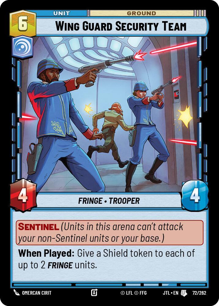 Wing Guard Security Team 072/262 (Jump to Lightspeed) 