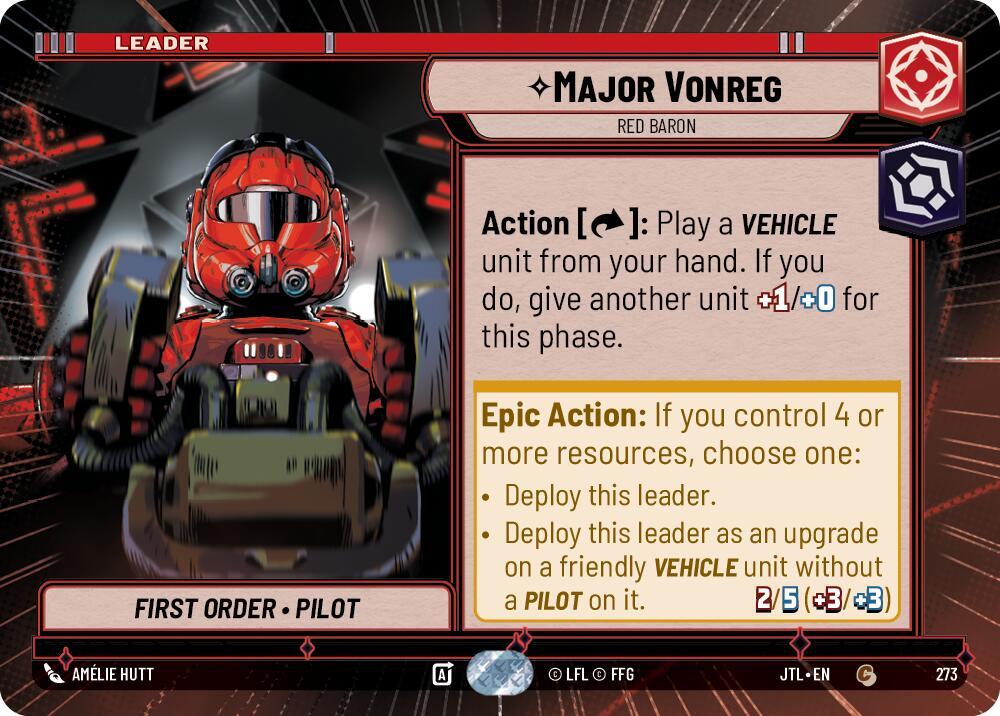 Major Vonreg Red Baron Hyperspace 273 (Jump to Lightspeed) 