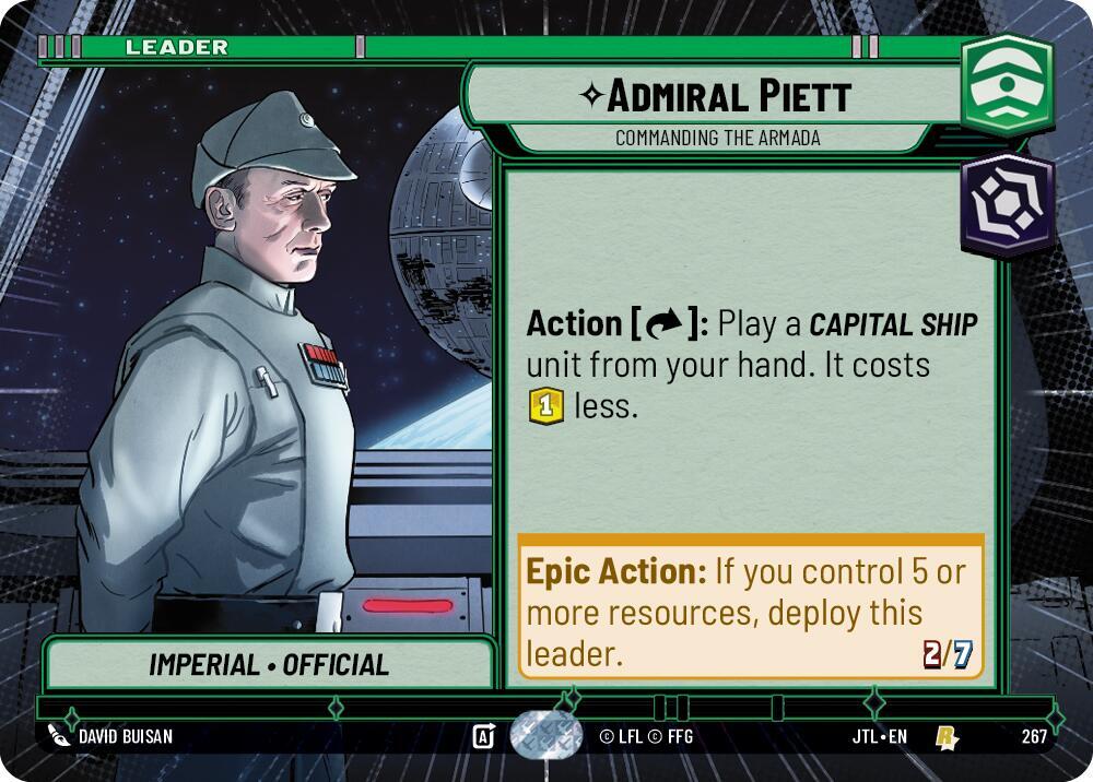 Admiral Piett Commanding the Armada Hyperspace 267 (Jump to Lightspeed) 