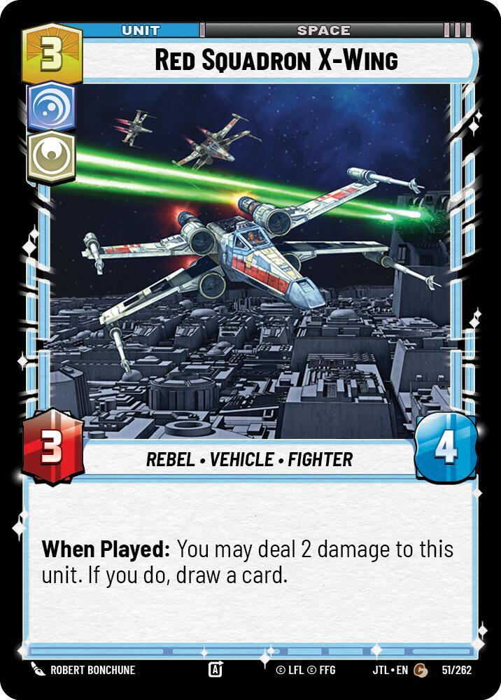 Red Squadron X Wing 051/262 (Jump to Lightspeed) 