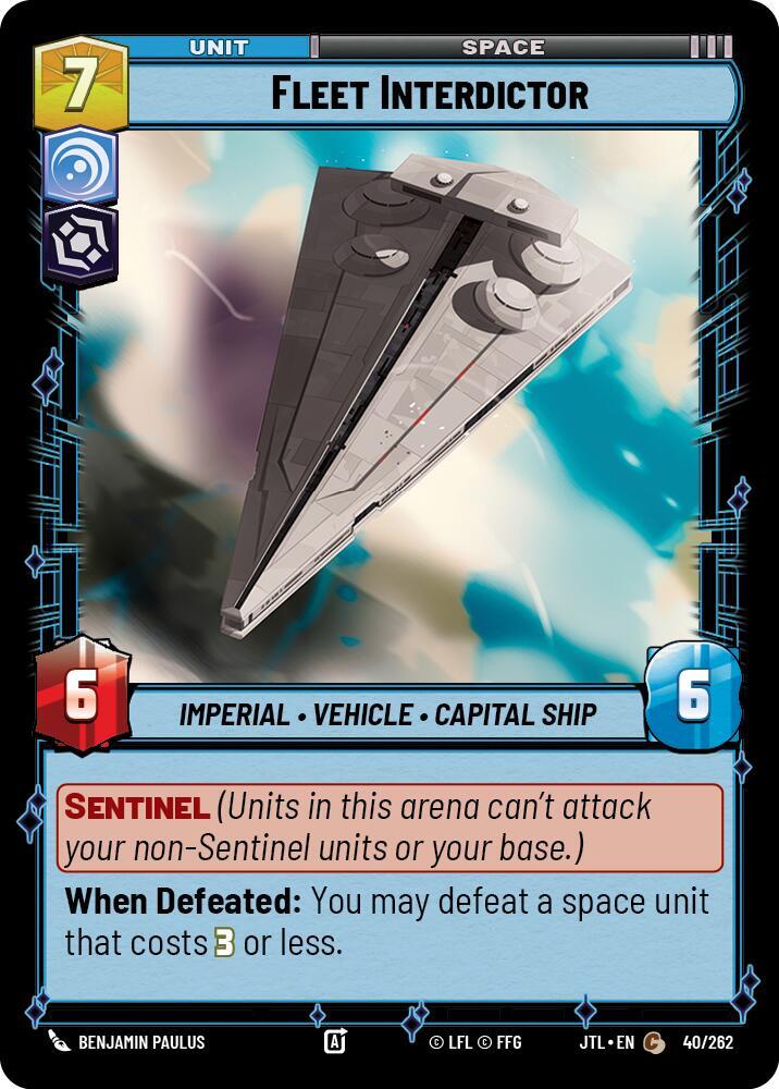 Fleet Interdictor 040/262 (Jump to Lightspeed) 